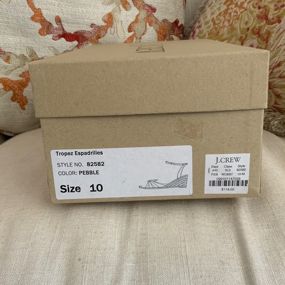 Joyful J.Crew Tropez Espadrilles Style #82582 EUC - Picture 14 of 15